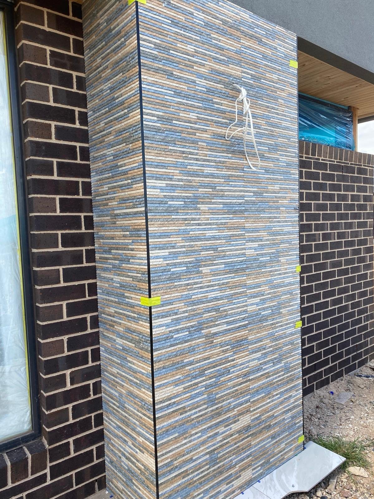 Facade and pier tiling